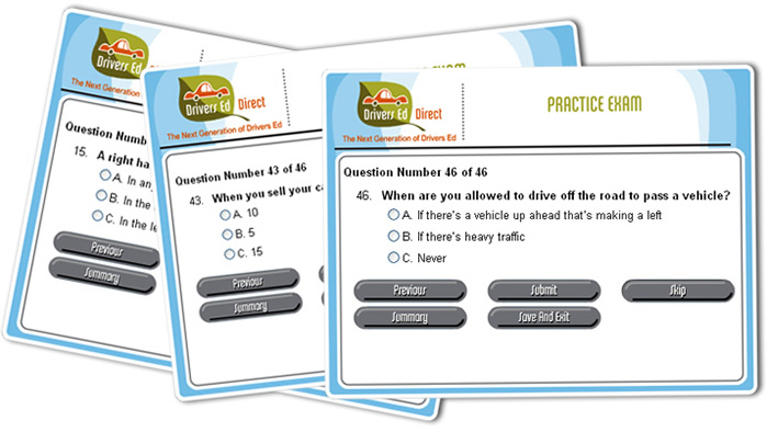 dmv sample tests