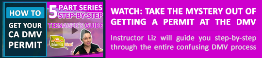 The DMV Permit Process: Instructor Liz will guide you step-by-step through the entire confusing DMV process.