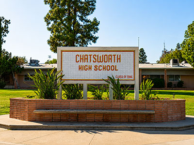 Chatsworth Charter High School campus, Chatsworth, California