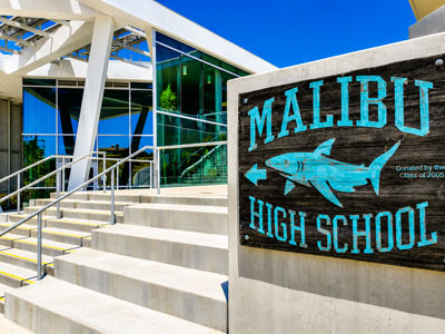 Malibu High School campus, Malibu, California