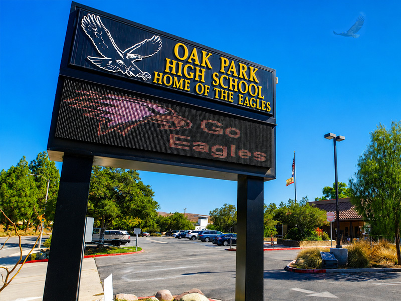 Oak Park High School campus