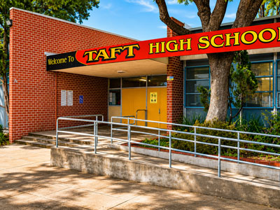 Taft Charter High School campus, Woodland Hills, California