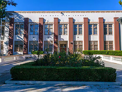 Van Nuys High School campus, Van Nuys, California