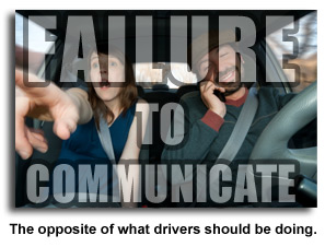 Mobile devices only get in the way of effective communication on the road.