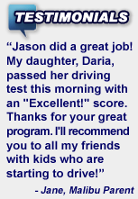 Happy Customer Testimonial - DMV Drive Test