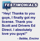 Happy Customer Testimonial - CA License