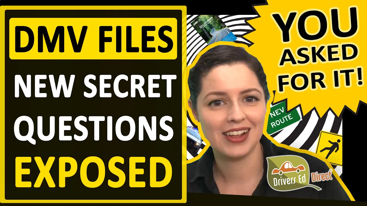 Part 1 Secret Undercover DMV Test Question Mysteries Exposed