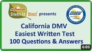 Videos for DMV Sample Test Questions - Green Series