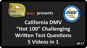 Videos for DMV New Tough Questions  - Black Series