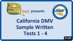 Videos for DMV New Sample Test Questions - Blue Series