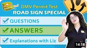 Video for Road Sign DMV Questions