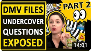 Video for Secret Undercover DMV Test Questions - Part 2